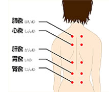 背中のツボ